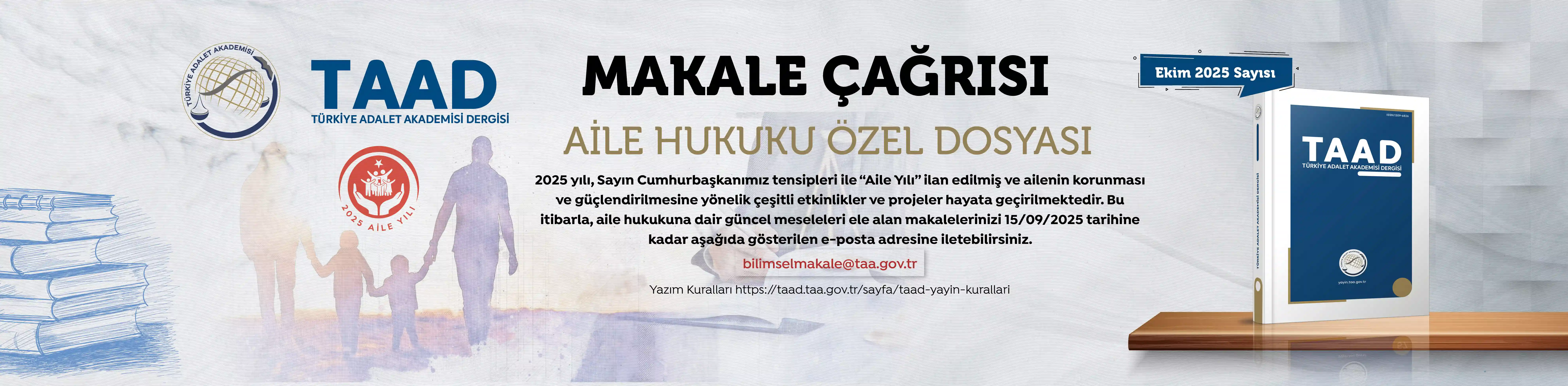TAAD MAKALE ÇAĞRISI